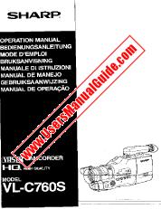 View VL-C760S pdf Operation Manual, extract of language German