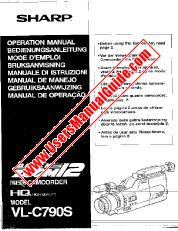 Ver VL-C790S pdf Manual de operación, extracto de idioma alemán.