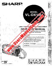 Ver VL-DX10U pdf Manual de operaciones, extracto de idioma inglés.