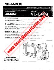 Ver VL-E40S pdf Manual de operación, holandés
