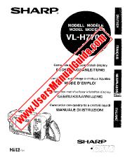 Vezi VL-H770S pdf Manual de utilizare, franceză