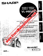 Ver VL-H850S pdf Manual de operaciones, extracto de idioma español.