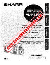 Ver VL-H850S pdf Manual de operación, holandés