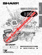 View VL-WD450S/650S pdf Operation Manual, extract of language german