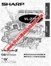 Ansicht VL-Z1S pdf Bedienungsanleitung, Auszug aus Sprache Niederländisch