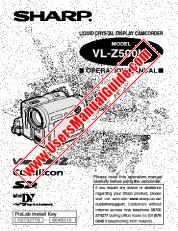 Ver VL-Z500H pdf Manual de Operación, Inglés
