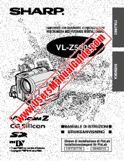 Voir VL-Z500S pdf Manuel d'utilisation, extrait de la langue italienne