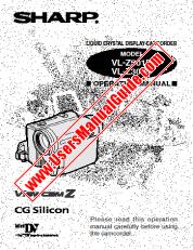 Voir VL-Z501D/Z301D pdf Manuel d'utilisation, anglais