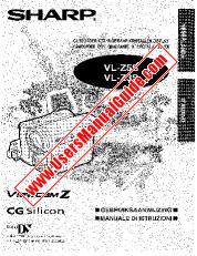 Ver VL-Z5S/Z3S pdf Manual de Operación para VL-Z5S / Z3S, Holandés Italiano