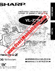 Ver VL-Z7S pdf Manual de operación, extracto de idioma italiano.