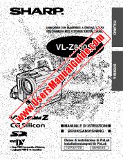 Ver VL-Z800S pdf Manual de operación, extracto de idioma italiano.