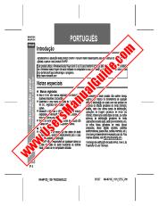 Vezi WA-MP100H/110H pdf Manual de funcționare, extractul de limbă portugheză