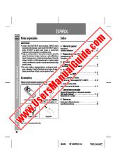 Ansicht WF-5000W pdf Bedienungsanleitung, Auszug der Sprache Spanisch
