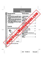 View WF-5000W pdf Operation Manual, extract of language French