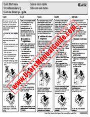 Voir XE-A102 pdf Manuel d'utilisation, anglais, allemand, français, espagnol, néerlandais