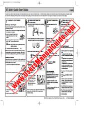 Voir XE-A201 pdf Manuel d'utilisation, Guide de démarrage rapide, anglais, allemand, français, espagnol