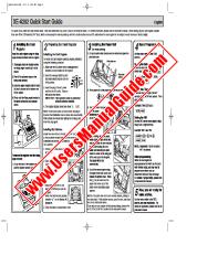 Voir XE-A202 pdf Manuel d'utilisation, Guide de démarrage rapide, anglais, allemand, français, espagnol, néerlandais
