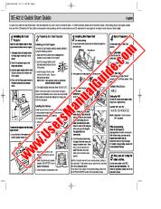 Voir XE-A212 pdf Manuel d'utilisation, Guide de démarrage rapide, anglais, allemand, français, espagnol, néerlandais
