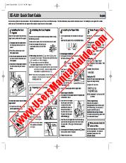 Voir XE-A301 pdf Manuel d'utilisation, Guide de démarrage rapide, anglais, allemand, espagnol, français, néerlandais