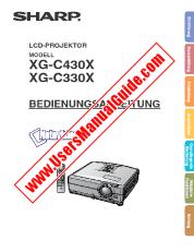Voir XG-C430X/C330X pdf Manuel d'utilisation, l'allemand
