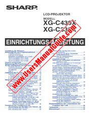Voir XG-C430X/C330X pdf Manuel d'utilisation, Guide d'installation, l'allemand