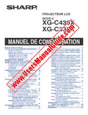 Ansicht XG-C430X/C330X pdf Bedienungsanleitung, Installationsanleitung, Französisch