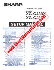 Ansicht XG-C430X/C330X pdf Bedienungsanleitung, Installationsanleitung, Englisch