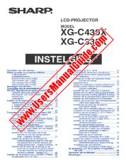 Voir XG-C430X/C330X pdf Manuel d'utilisation, Guide d'installation, néerlandais