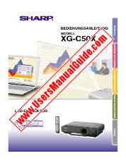 Ansicht XG-C50X pdf Bedienungsanleitung, deutsch