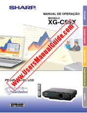 View XG-C55X pdf Operation Manual, Portuguese