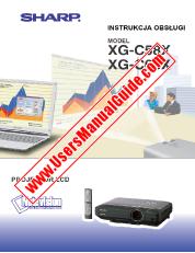 Ansicht XG-C58X/C68X pdf Bedienungsanleitung für XG-C58X / C68X, polnisch