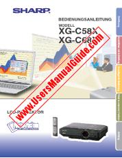 Vezi XG-C58X/C68X pdf Manual de utilizare, germană