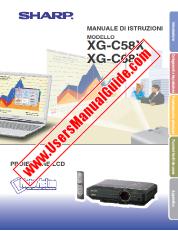 Vezi XG-C58X/C68X pdf Manual de utilizare, italiană