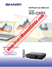 Voir XG-C60X pdf Manuel d'utilisation pour XG-C60X, polonais