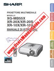 Ansicht XG-MB55X/XR-20X/S/10X/S pdf Bedienungsanleitung, Italienisch