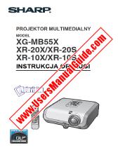 Voir XG-MB55X/XR-20X/20S/10X/10S pdf Manuel d'utilisation pour XG-MB55X/XR-20X/20S/10X/10S, polonais