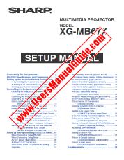 Voir XG-MB67X pdf Manuel d'utilisation, Guide d'installation, anglais