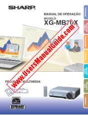 View XG-MB70X pdf Operation Manual, Portuguese