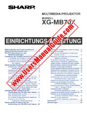 Voir XG-MB70X pdf Manuel d'utilisation, Guide d'installation, l'allemand