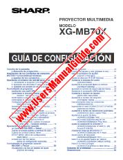 Ansicht XG-MB70X pdf Bedienungsanleitung, Installationsanleitung, Spanisch