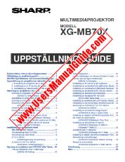 Voir XG-MB70X pdf Manuel d'utilisation, Guide d'installation, suédois