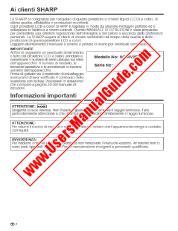 View XG-NV2E pdf Operation Manual, Italian
