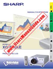 Ansicht XG-P10XE pdf Bedienungsanleitung, Italienisch