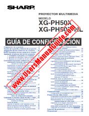 Ansicht XG-PH50X pdf Bedienungsanleitung, Installationsanleitung, Spanisch