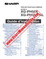 Ansicht XG-PH50X pdf Bedienungsanleitung, Installationsanleitung, Französisch
