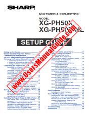 Voir XG-PH50X pdf Manuel d'utilisation, Guide d'installation, anglais