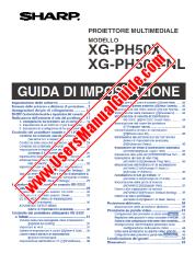 Voir XG-PH50X pdf Manuel d'utilisation, guide d'installation, italien