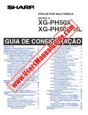 Voir XG-PH50X pdf Manuel d'utilisation, Guide d'installation, portugais