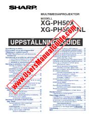 Voir XG-PH50X pdf Manuel d'utilisation, Guide d'installation, suédois