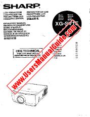 View XG-SV1E pdf Operation Manual, extract of language English